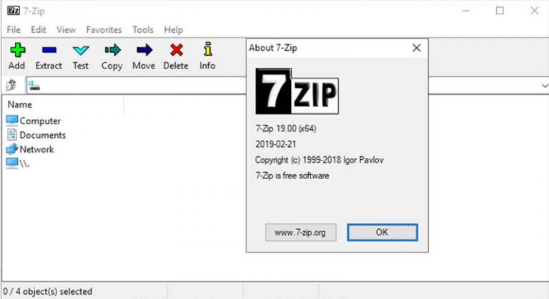 Как использовать 7zip вместо winrar